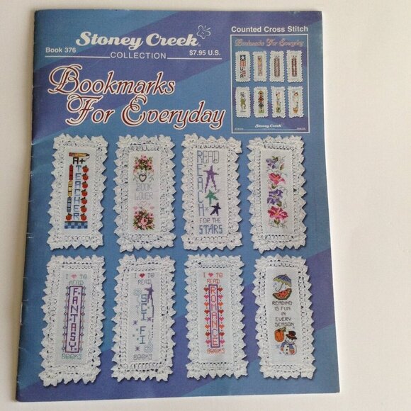 Stoney Creek Bookmark for Everyday Book 376 Cross Stitch Bookmarks - Picture 1 of 8